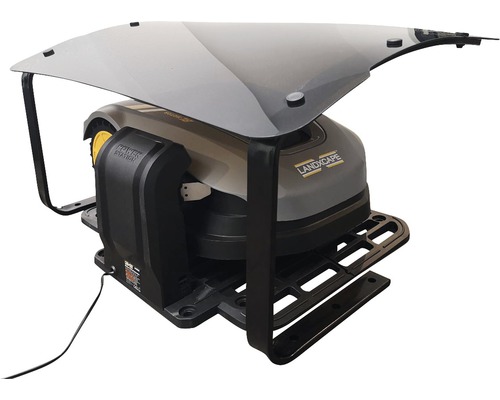 Robotická sekačka Landxcapem s ochranou proti dešti a nabíjecí stanicí