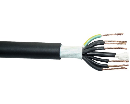 Vícežilový kabel s vnitřkem z měděných lanek