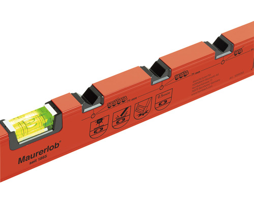 Kovová vodováha s libelou