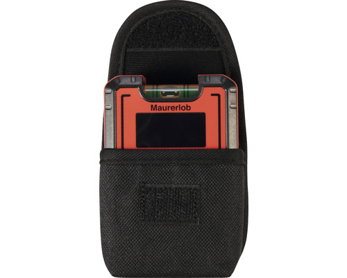 Kapsový vodováha Maurerlob v černé brašně na nářadí