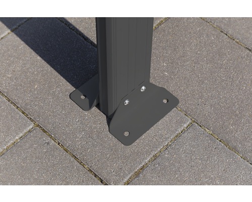 Detail uchycení altánu k zemi