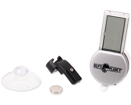 Repti Planet Digitální termo vlhkoměr s přísavkou a baterií