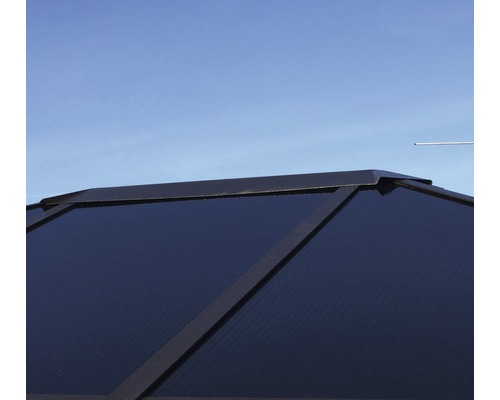 Detail střešní konstrukce zahradního domku