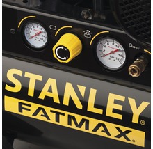 Kompresor Stanley Fatmax s ukazatelem tlaku a nastavovacím knoflíkem