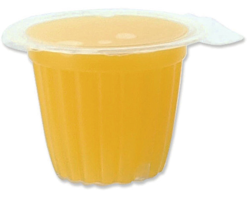 Jedna porce želé s průhledným víkem