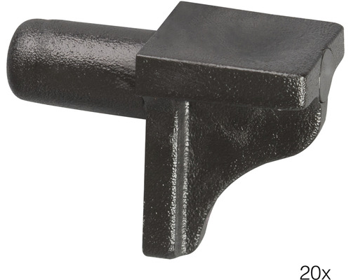 Kovový držák police, 20 kusů