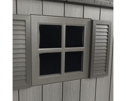 Okno s okenicemi pro zahradní domek