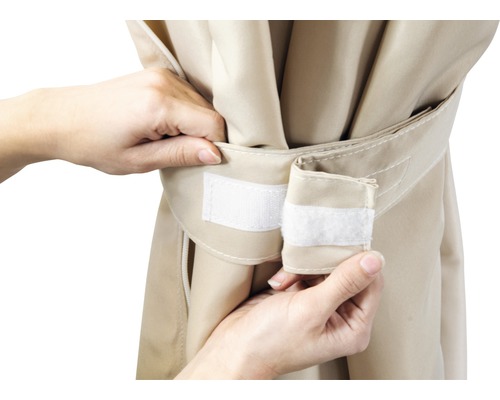 Upevnění tkaniny pomocí suchého zipu