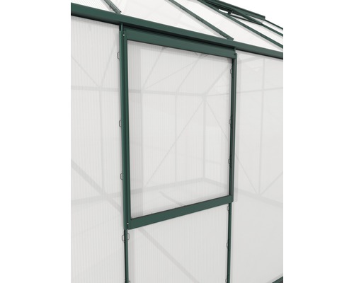 Okno Vitavia polykarbonát 6 mm 59 x 79 cm zelené