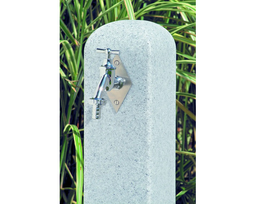 Granitový zahradní výtokový kohout s vodovodním kohoutkem