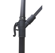 Slunečník Le Mans Garden Place Ø 300 cm antracitový