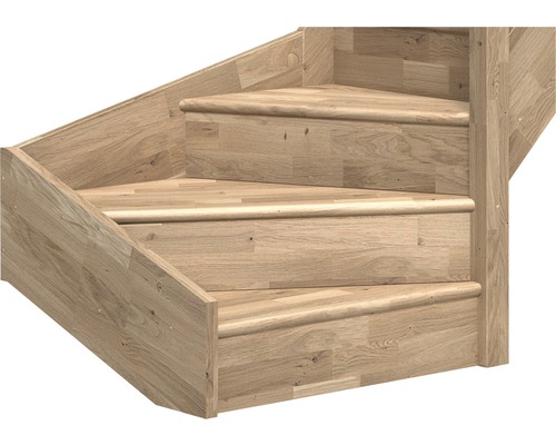 Dřevěné schodiště se třemi stupni