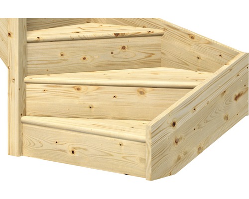 Dřevěné schodiště ze smrku