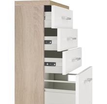 Kuchyňská skříňka spodní se šuplíky Flex Well Murano/Samoa šířka 50 cm bílá