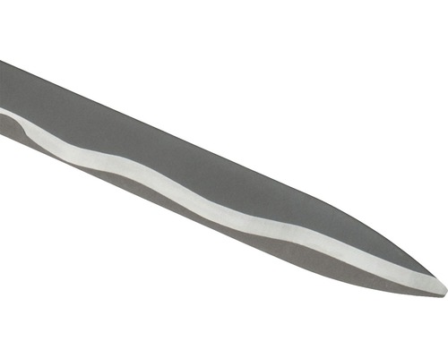 Detail ocelové čepele nože