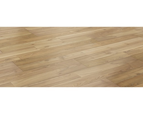 Světlá laminátová podlaha s rybím vzorem
