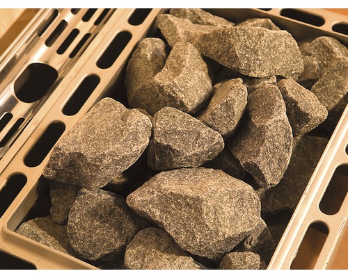 Saunové kameny v saunových kamnech