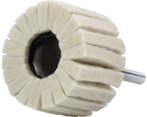 Plstěný lešticí kotouč s dříkem