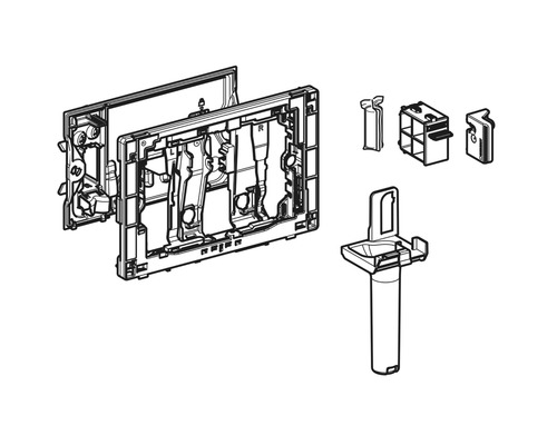 Geberit Montážní prvek Duofix pro závěsné WC s příslušenstvím