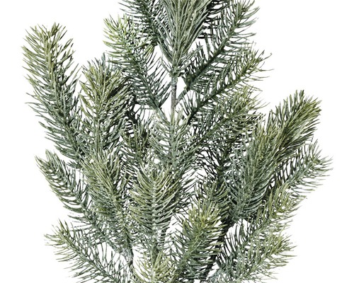 Detail umělého smrkového větve