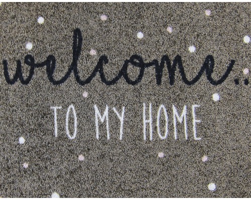 Rohožka s nápisem Vítejte doma