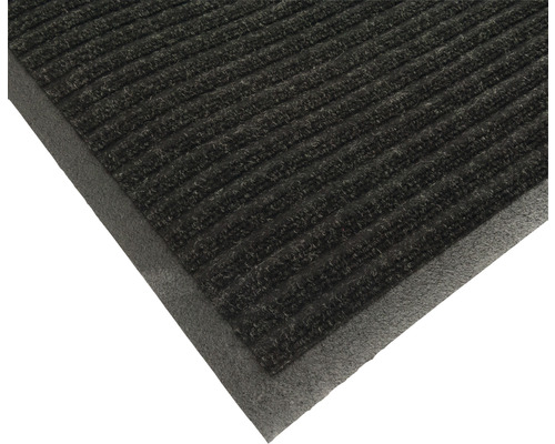 Čisticí rohožka s žebrovaným povrchem a lemem