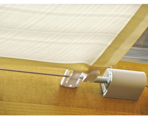 Detail rolety s montážním zařízením