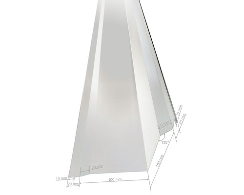 Plastový ukončovací profil s rozměry pro kutily