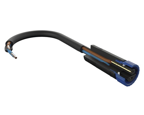 Elektrický kabel s odhalenými vodiči a zástrčkou