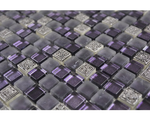 Mozaikové dlaždice ze skla a kovu na stěny a podlahy