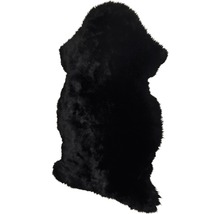 Pravá ovčí dekorativní kůže 90x60 cm černá-thumb-2