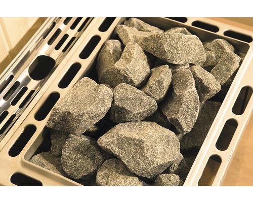 Saunové kameny v saunových kamnech