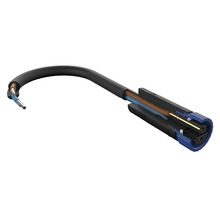 Napájecí kabel s odhalenými vodiči a zástrčkou