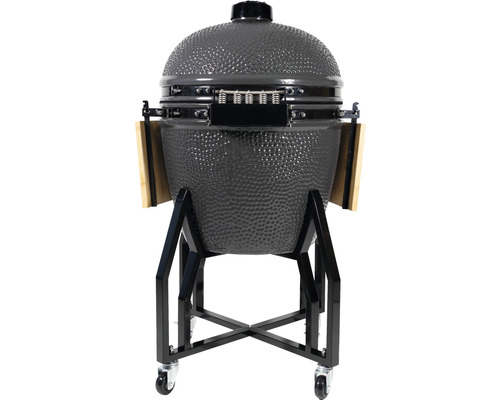 Keramický gril na kolečkách s bočními stolky