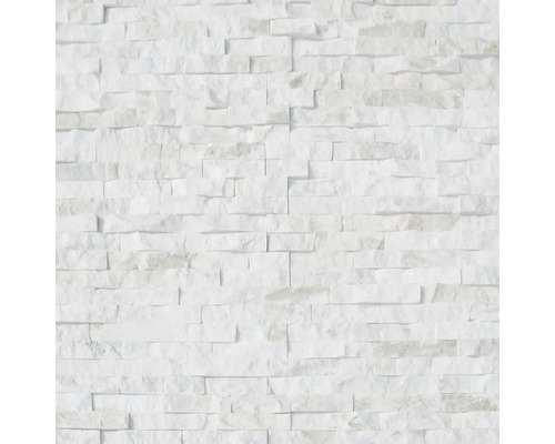 Obklad stěn z bílého přírodního kamene pro interiér