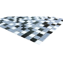 Mozaika skleněná mix bílá/šedá/černá 30,5x32,5 cm-thumb-1