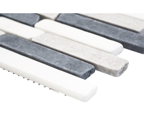 Mozaiková dlaždice z přírodního kamene, obdélníkový tvar