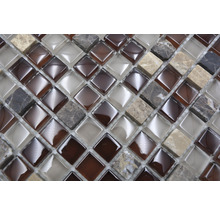Skleněná mozaika s přírodním kamenem XCM M870 1,5x1,5 cm-thumb-7