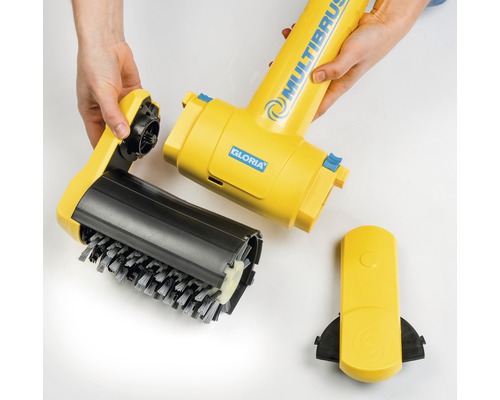 Gloria Multibrush kartáčový válec s nástavci v detailu