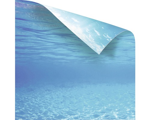Dekorační fólie s podvodním motivem a ohnutým rohem