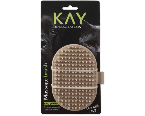 Masážní kartáč KAY pro psy a kočky, produkt pro péči o zvířata