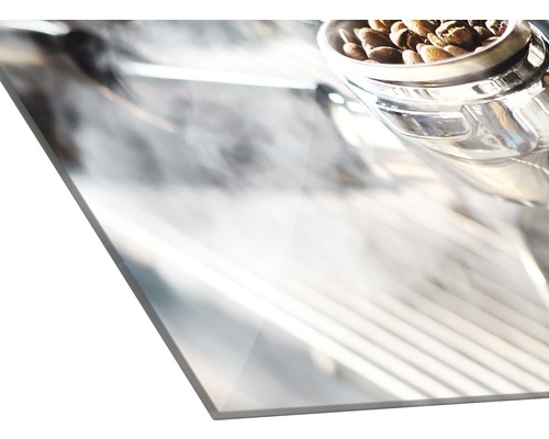 Akrylová skleněná fotografie s motivem kávových zrn