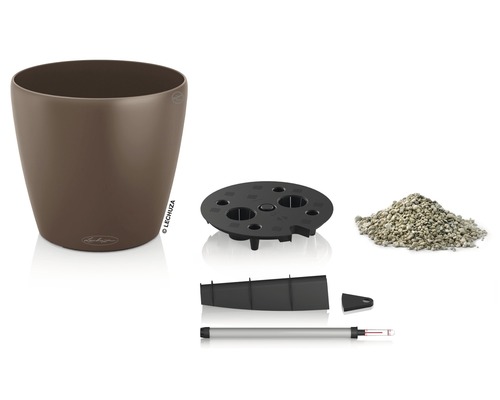 Květináč se zavlažovacím systémem a příslušenstvím