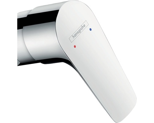 Logo Hansgrohe na vodovodní baterii