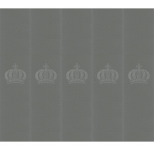 Štrasová tapeta 52715 Glööckler Imperial Perly Panel 1 Koruna černá