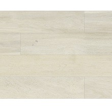 Světlá laminátová podlaha s dřevěnou strukturou