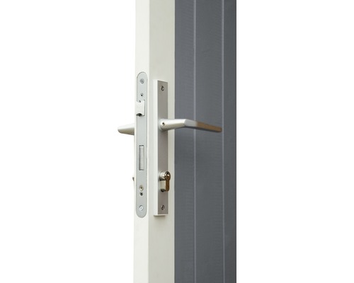 Kování dveří s klikou a zámkem