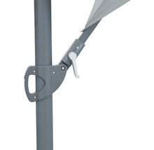 Slunečník výkyvný Soluna Beaujeu Ø 300 cm tmavě šedý-thumb-7