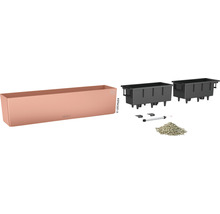 Lechuza Balconera Cottage 80 Sada truhlíku se zavlažovacím systémem