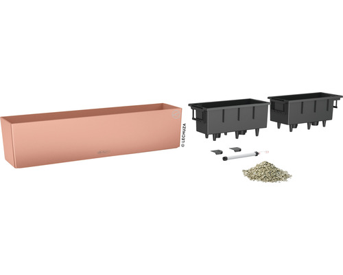 Lechuza Balconera Cottage 80 Sada truhlíku se zavlažovacím systémem